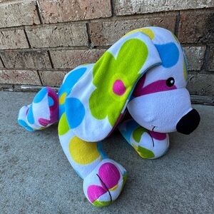 BeePosh Melissa & Doug Daisy Multicolored Flower Power Dog 15” Plush Stuffed